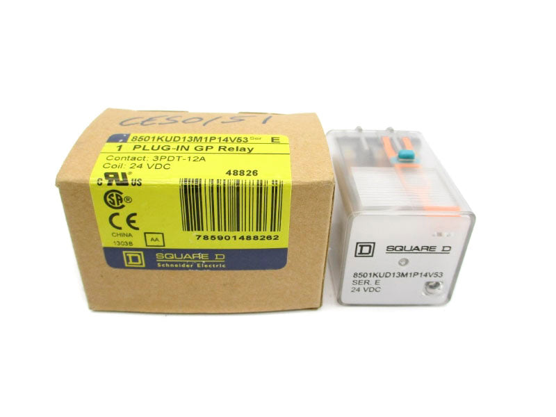 SQUARE D 8501KUD13M1P14V53 SER. E 24VDC 12A NSMP