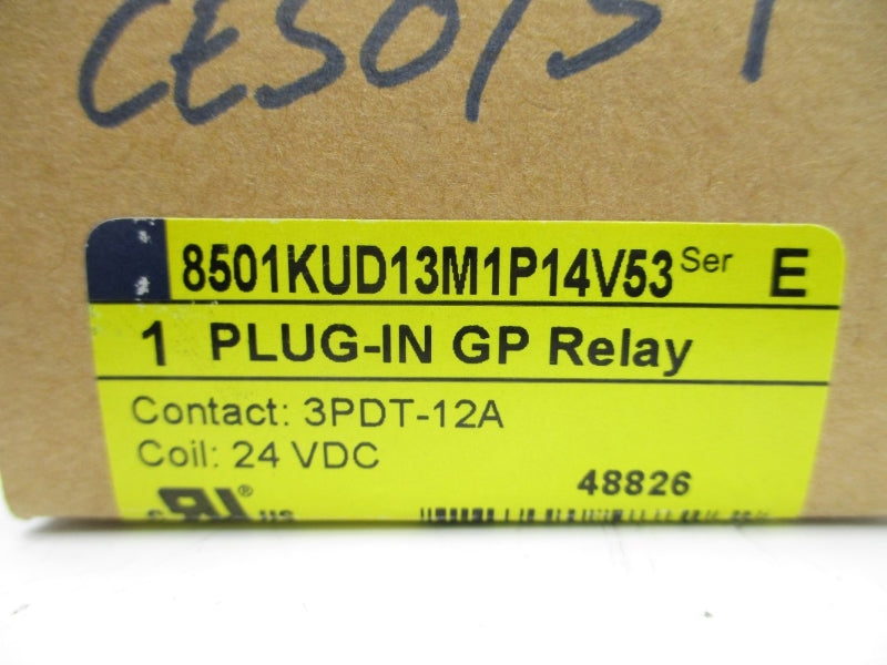 SQUARE D 8501KUD13M1P14V53 SER. E 24VDC 12A NSMP