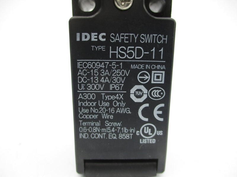 IDEC HS5D-11RNP 250VAC 4A NSMP