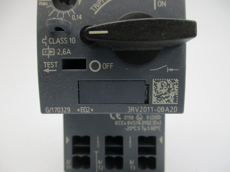 SIEMENS 3RV2011-0BA20 0.14-0.2A NSMP