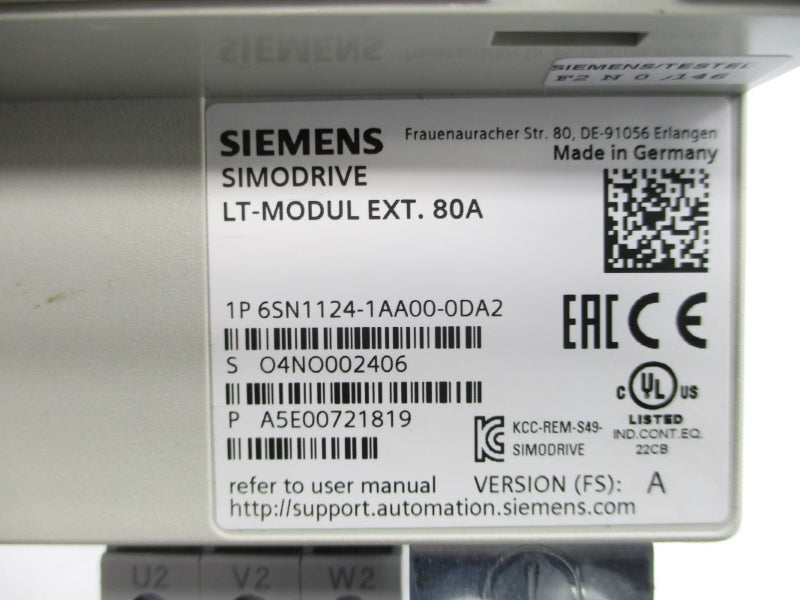 SIEMENS 6SN1124-1AA00-0DA2 NSNP