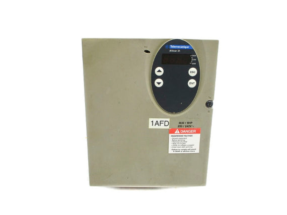 TELEMECANIQUE ATV31HU40M3X 200/240V 24.0A UNMP