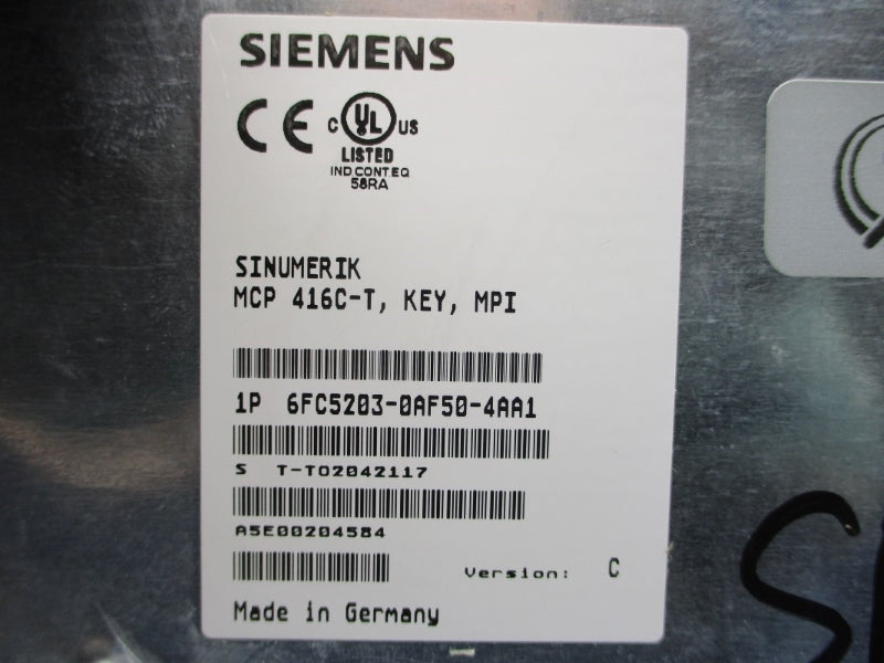 SIEMENS 6FC5203-0AF50-4AA1 UNMP