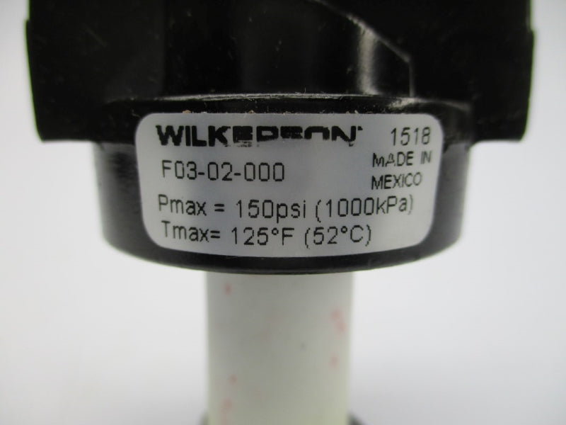 WILKERSON F03-02-000 150PSI 125'F (AS PICTURED) NSNP