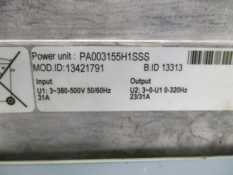VACON PA003155H1SSS 13421791 380-500V 31A UNMP