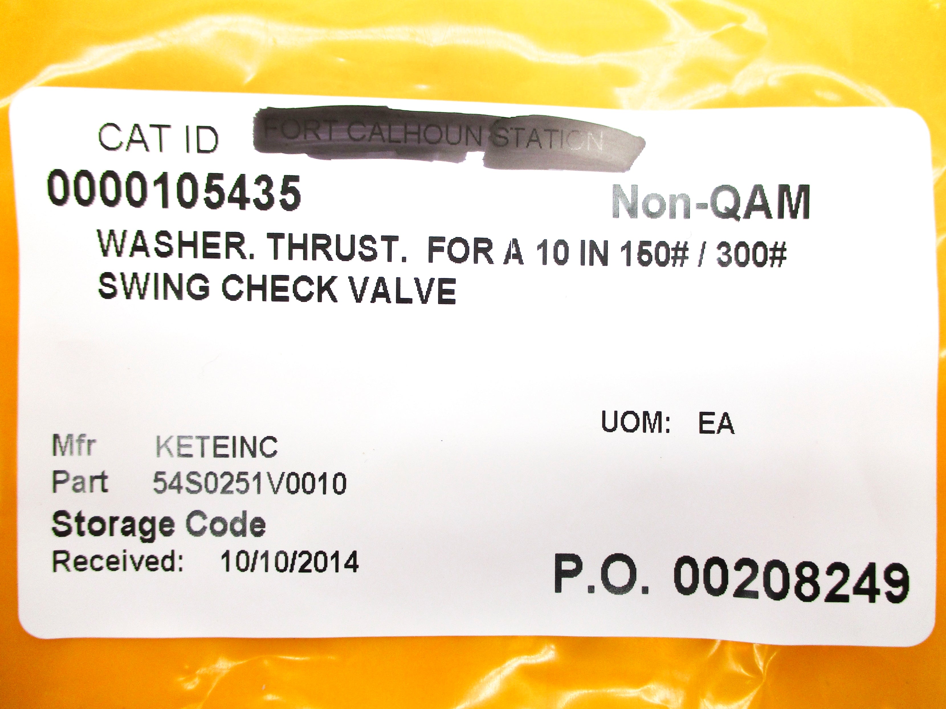 INDUSTRIAL MRO 54S0251V0010 NSNP