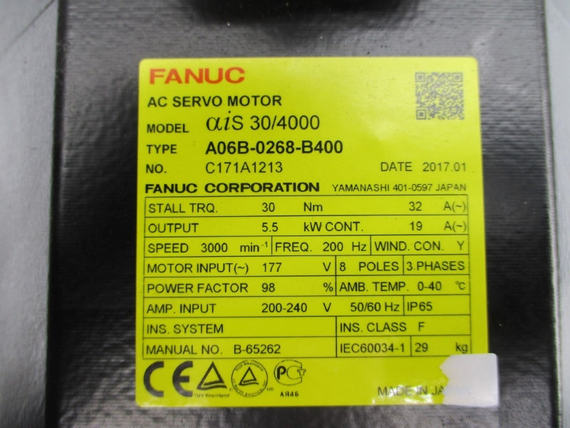 FANUC A06B-0268-B400 177V 32A NSNP