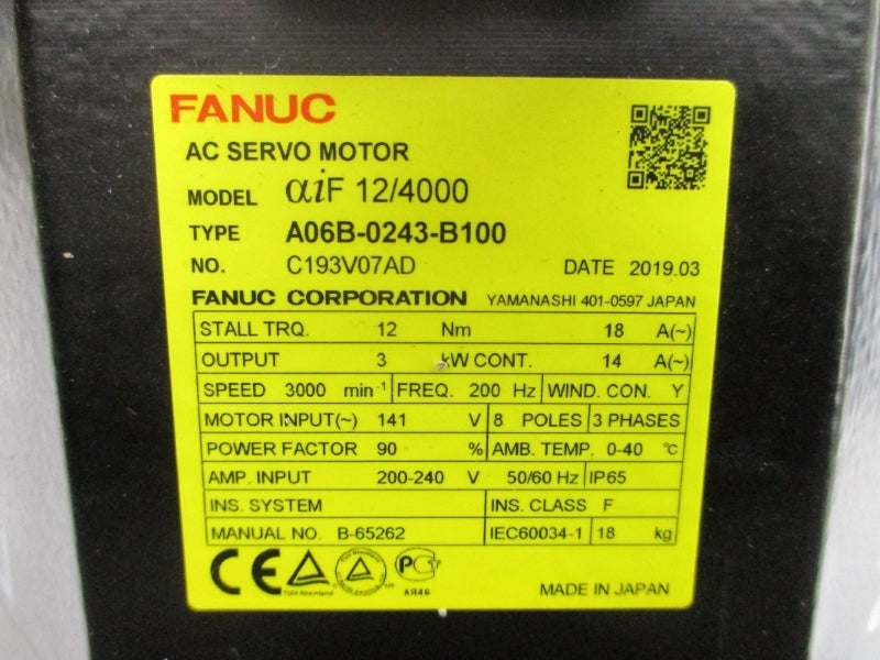 FANUC A06B-0243-B100 141V 18A NSNP