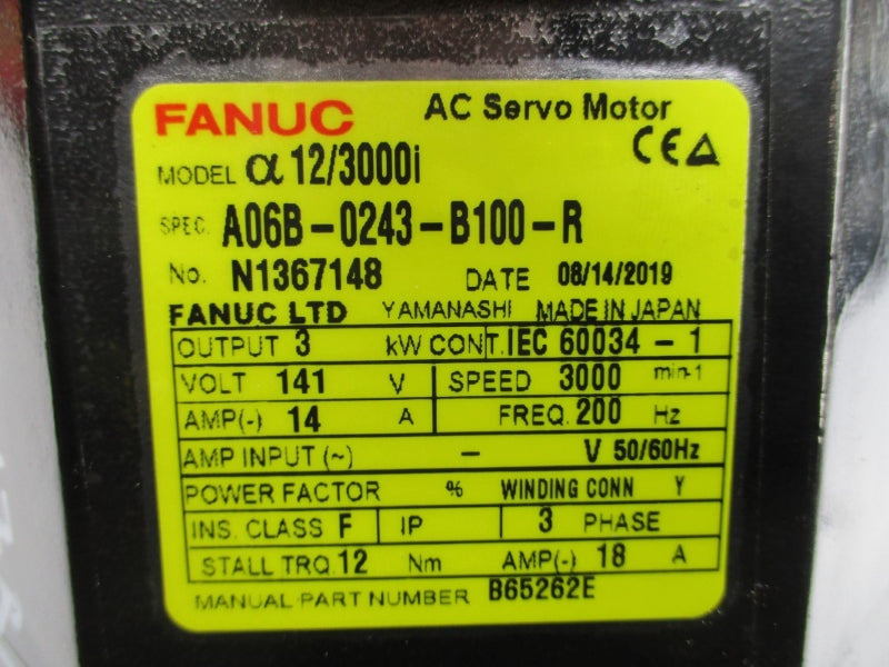 FANUC A06B-0243-B100-R 141V 18A NSNP