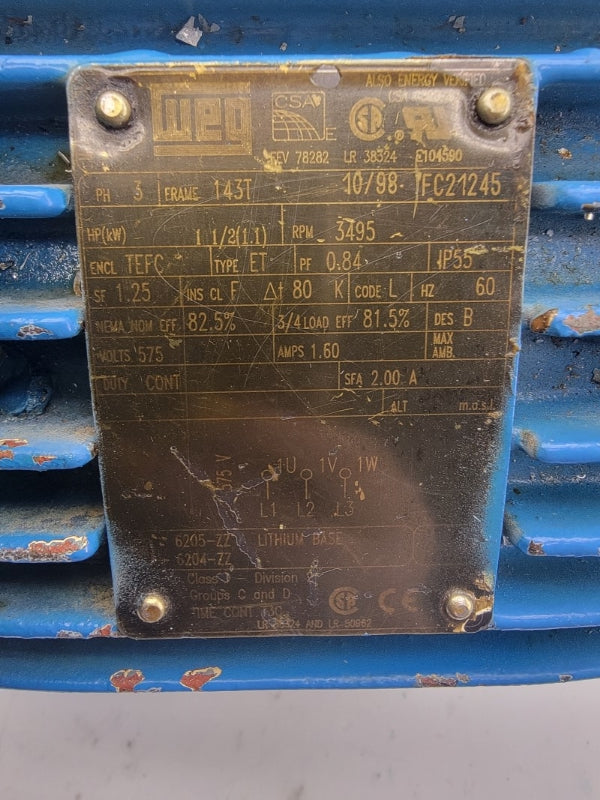 WEG FEV78282 FC21245 575V 1.60A UNMP