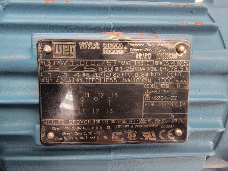 WEG CT000502NPW22 575V 1.42A NSNP