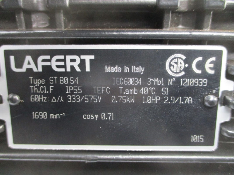LAFERT ST80S4 333/575V 2.9/1.7A NSNP