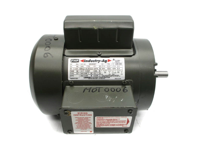 LEESON ELECTRIC M009087 208-230V 10.0A NSNP