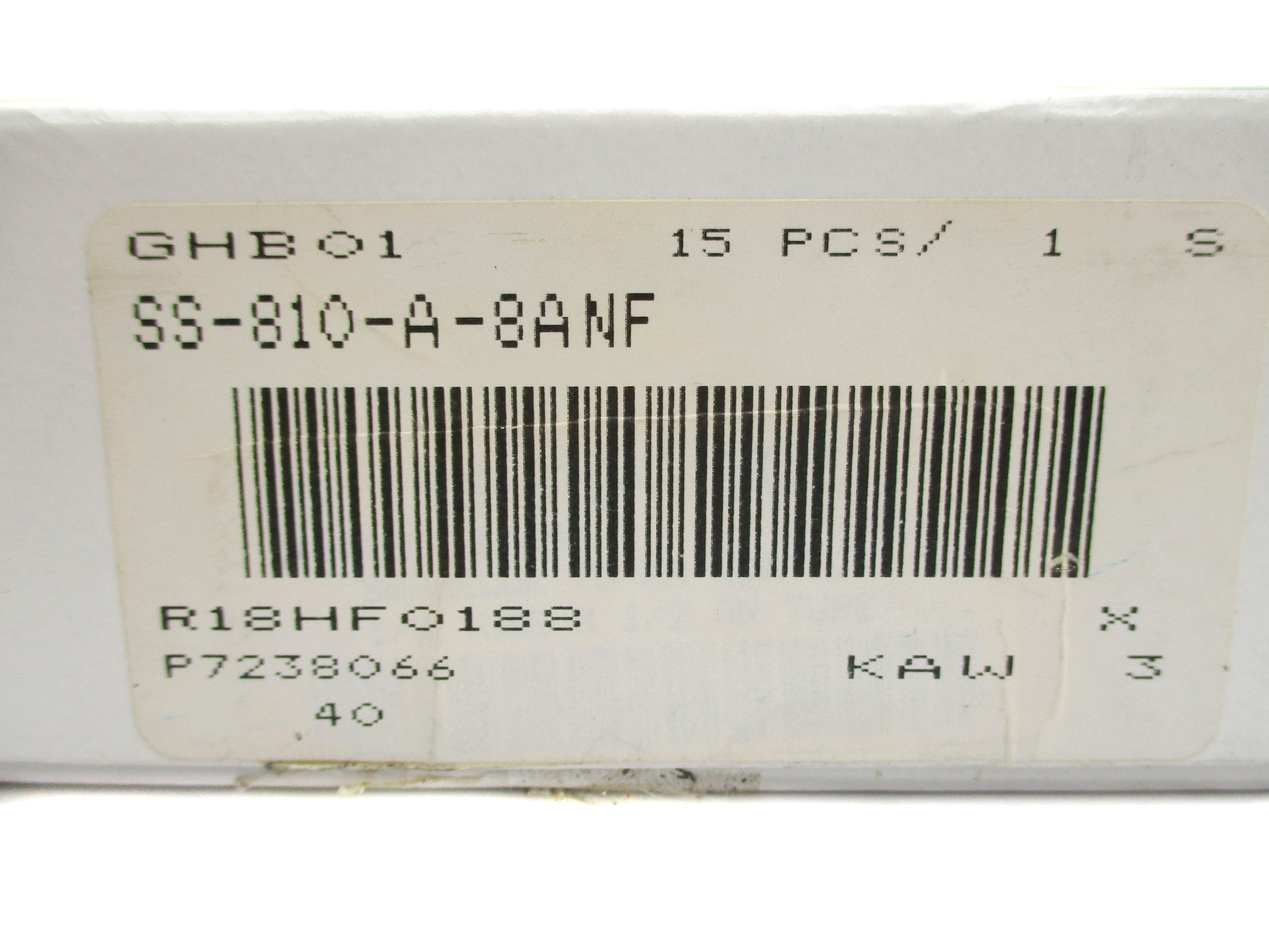 SWAGELOK SS-810-A-8ANF (PKG OF 15) NSMP