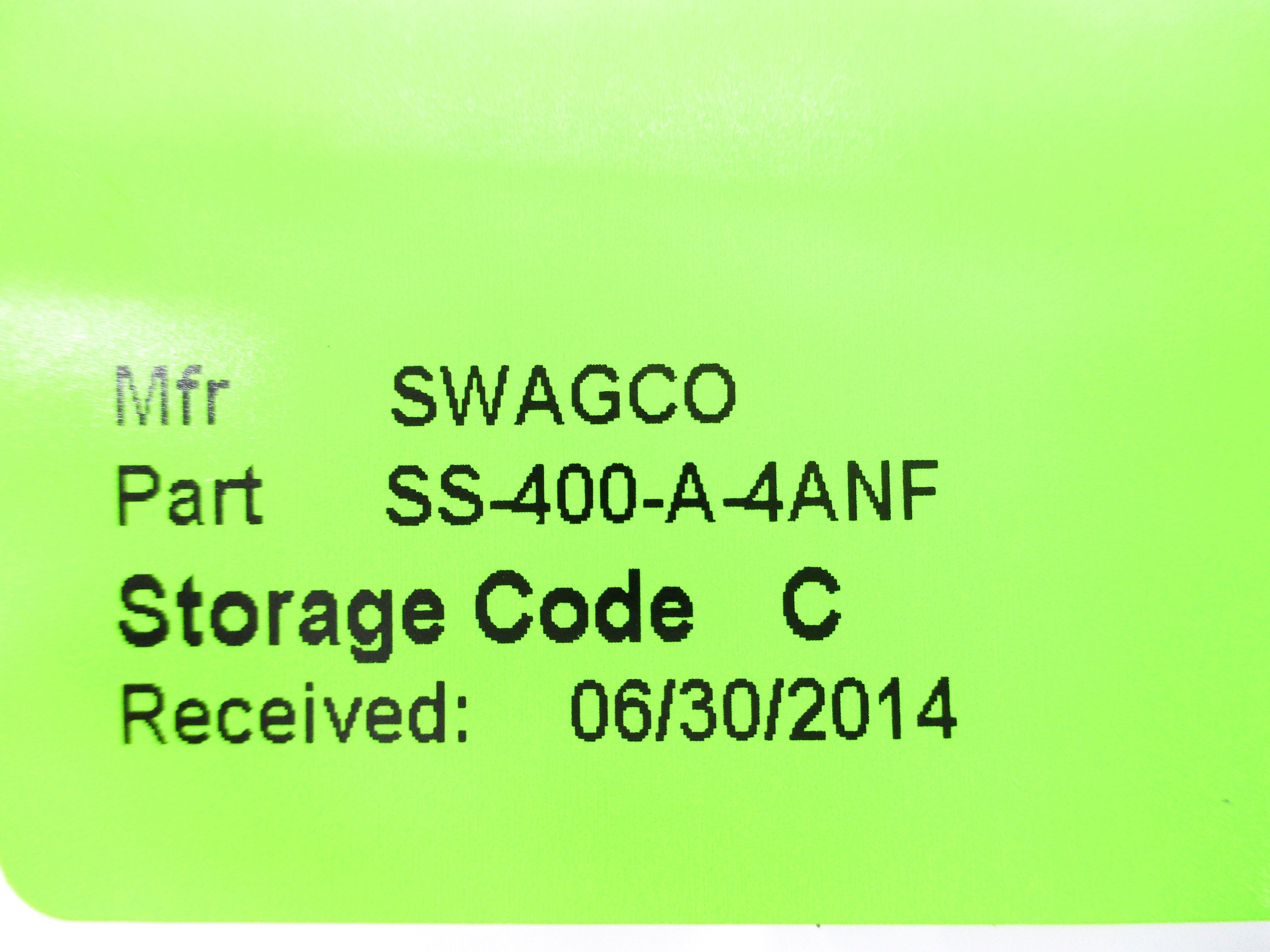 SWAGELOK SS-400-A-4ANF NSNP