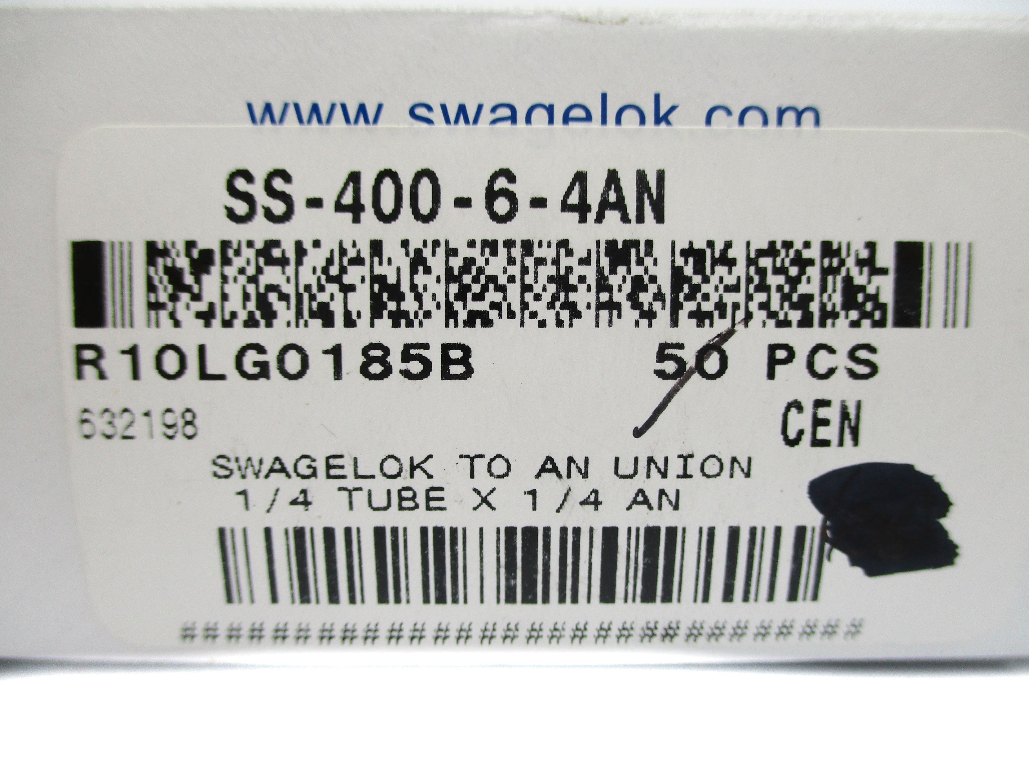 SWAGELOK SS-400-6-4AN (PKG OF 50) NSMP