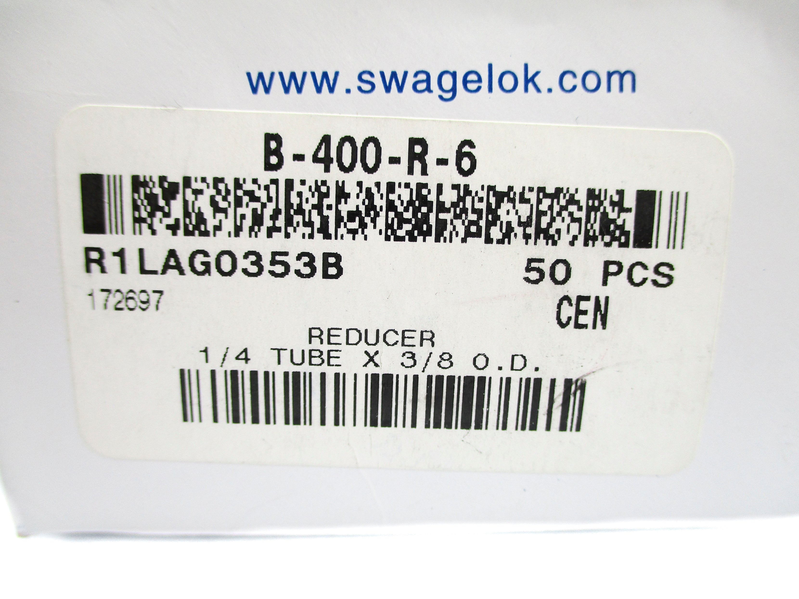SWAGELOK B-400-R-6 (PKG OF 50) NSMP