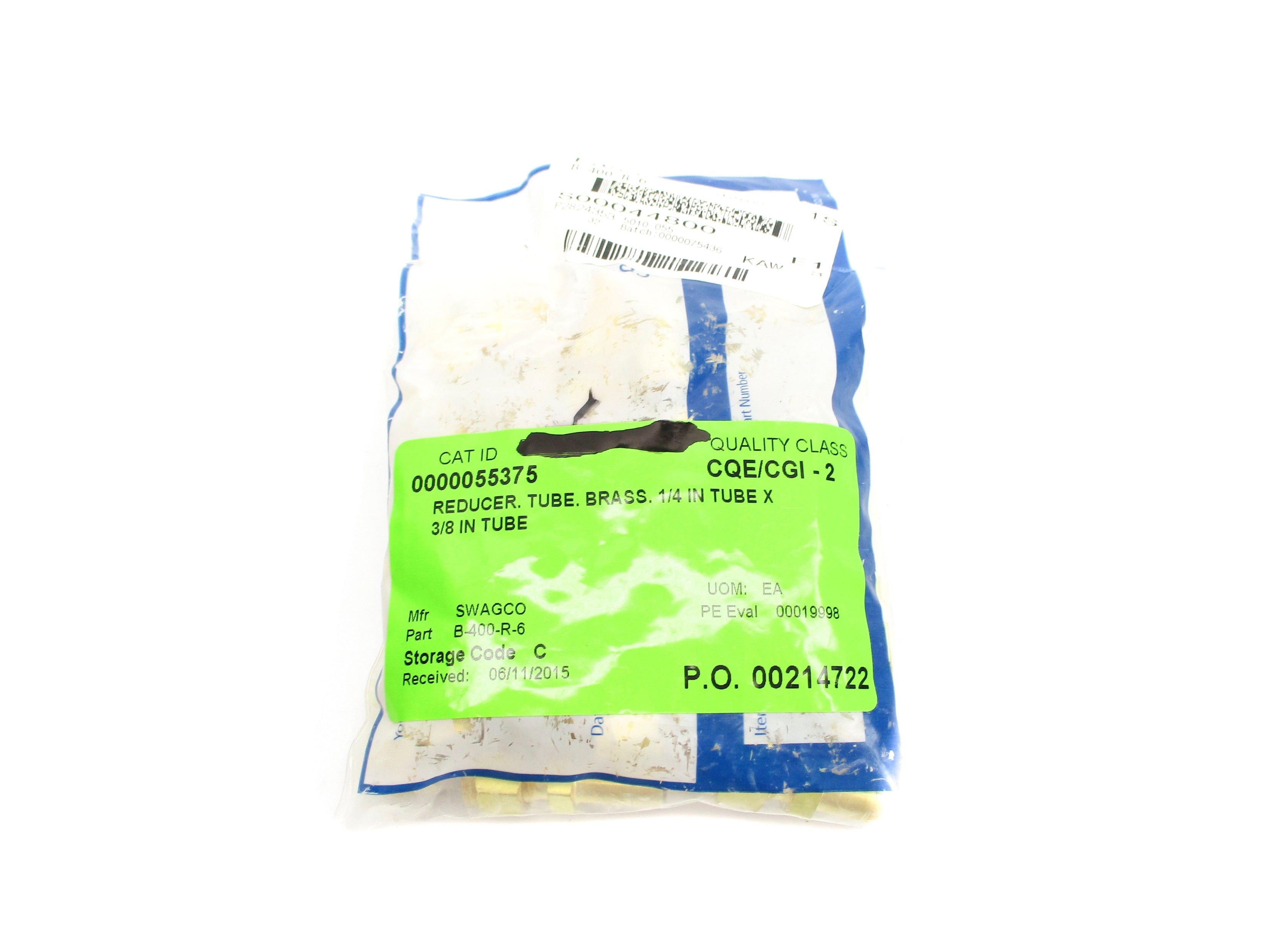 SWAGELOK B-400-R-6 (PKG OF 32) NSMP