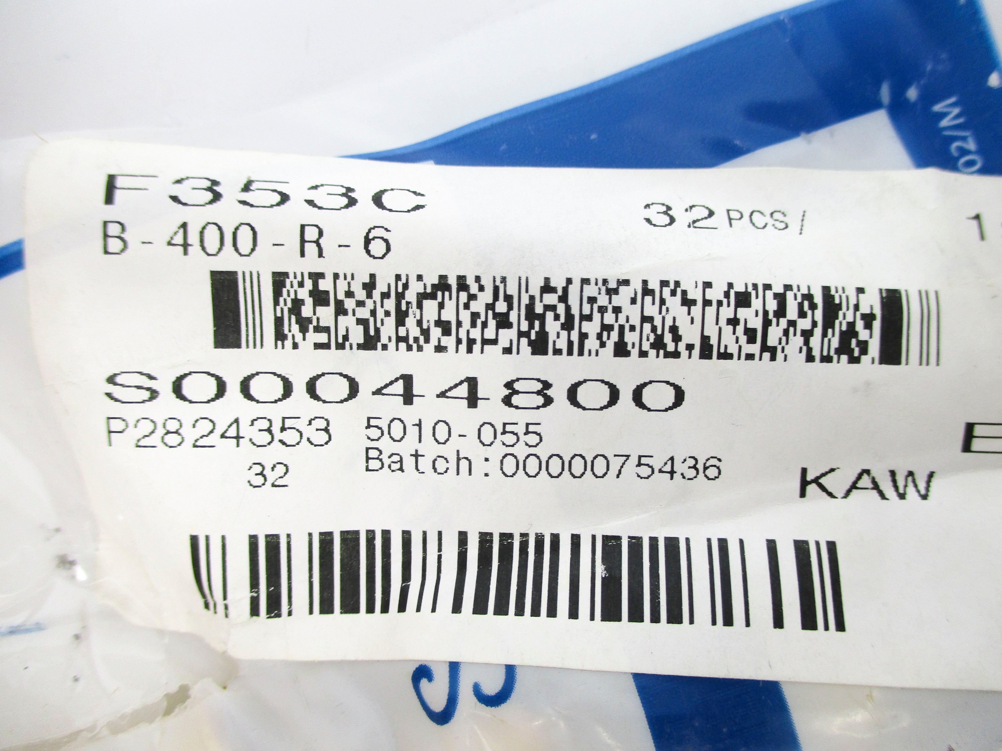 SWAGELOK B-400-R-6 (PKG OF 32) NSMP