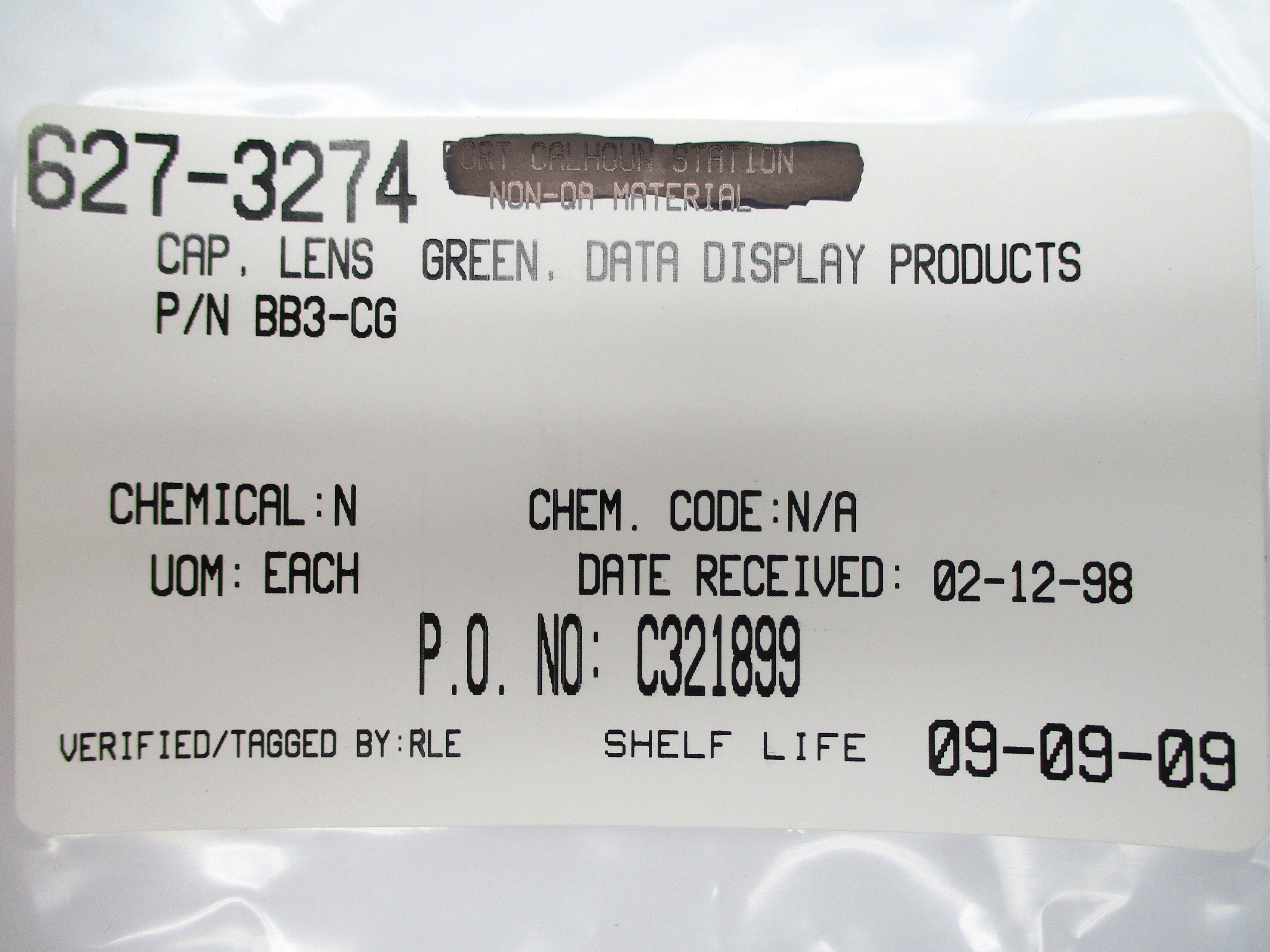 DATA DISPLAY PRODUCTS BB3-CG NSMP