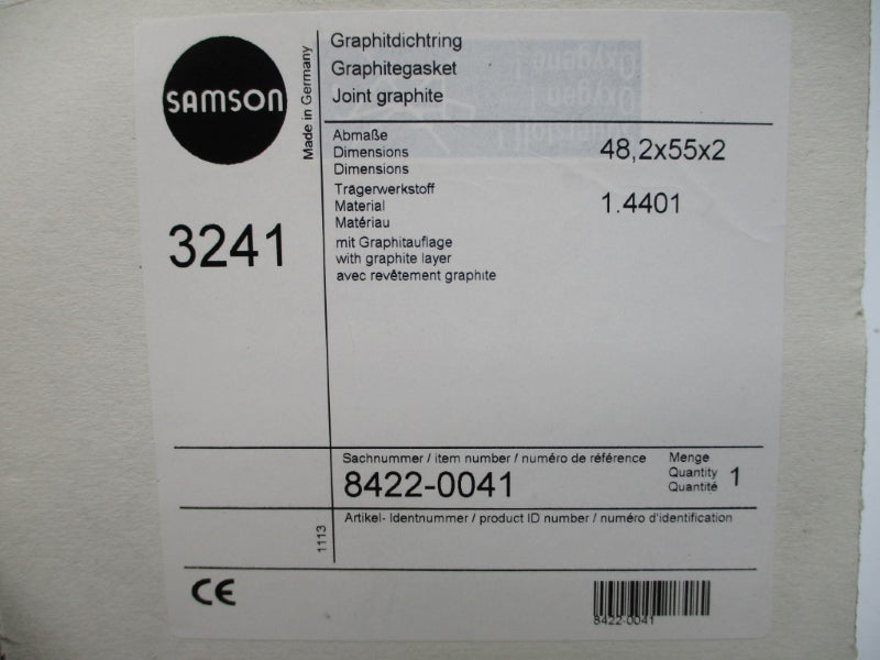 SAMSON 8422-0041 3241 NSMP