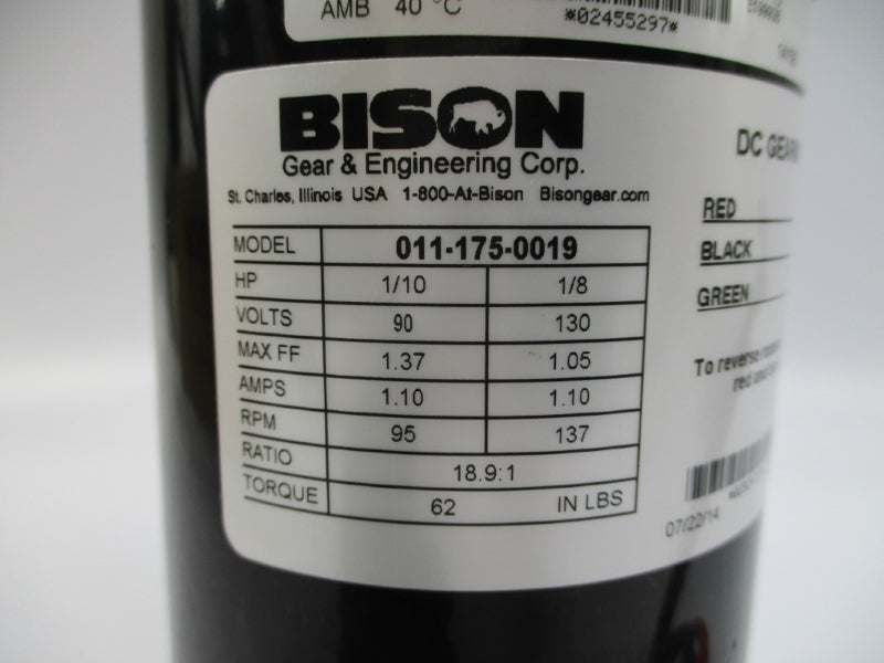 BISON 011-175-0019 90/130V 1.10A NSMP