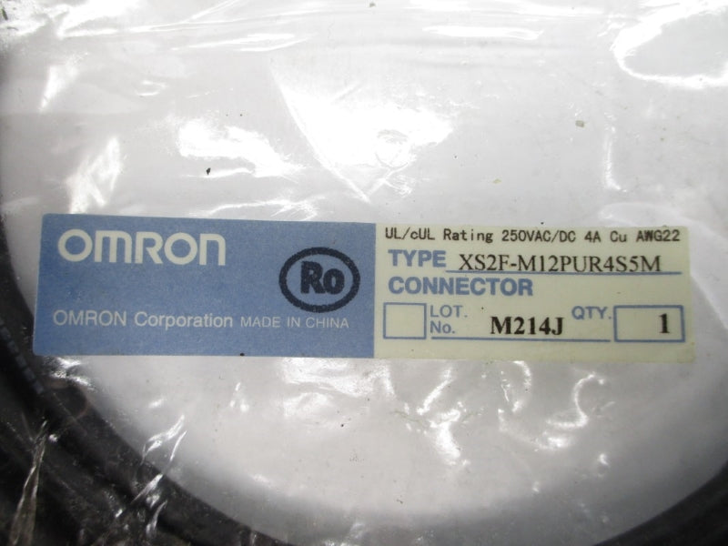 OMRON XS2F-M12PUR4S5M 250VAC/DC 4A NSMP
