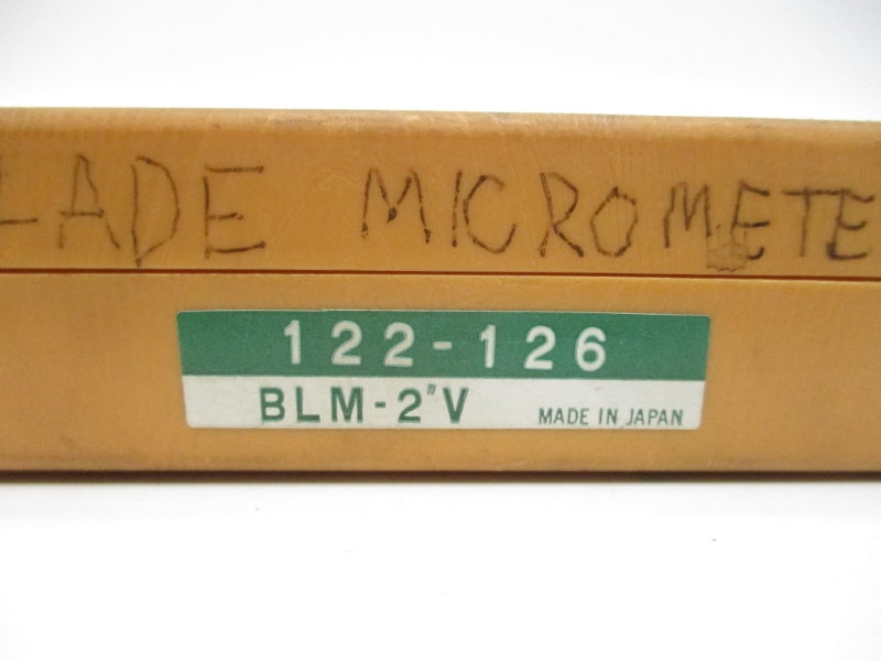 MITUTOYO 122-126 BLM-2"V 1-2" NSMP