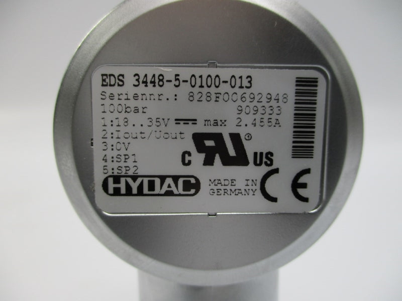 HYDAC EDS3448-5-0100-013 18-35V 2.455A NSMP