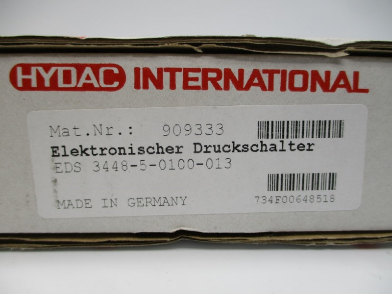 HYDAC EDS3448-5-0100-013 18-35V 2.455A NSMP