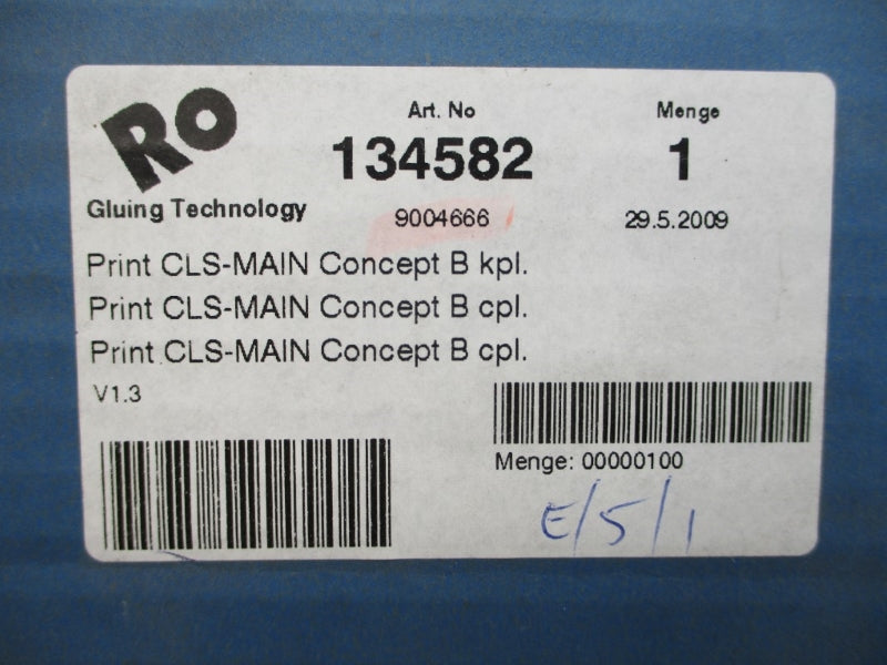 GLUING TECHNOLOGY 134582 CLS-MAIN NSMP