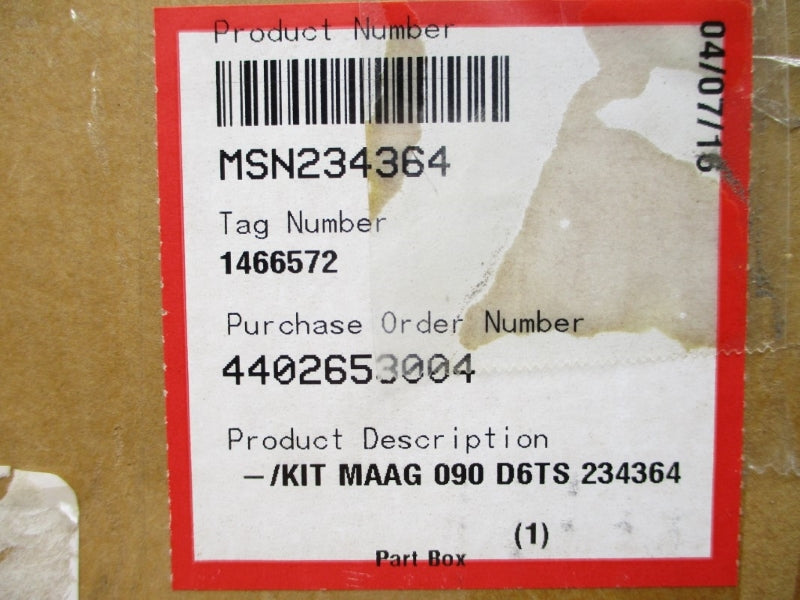 FLOWSERVE MSN234364 NSMP