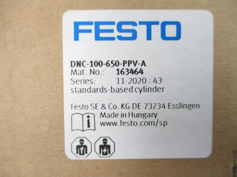 FESTO DNC-100-650-PPV-A 163464 NSFS