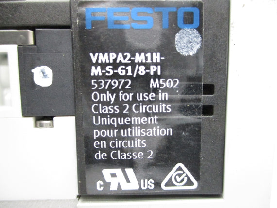 FESTO VMPA2-M1H-M-S-G1/8-PI 537952 NSNP