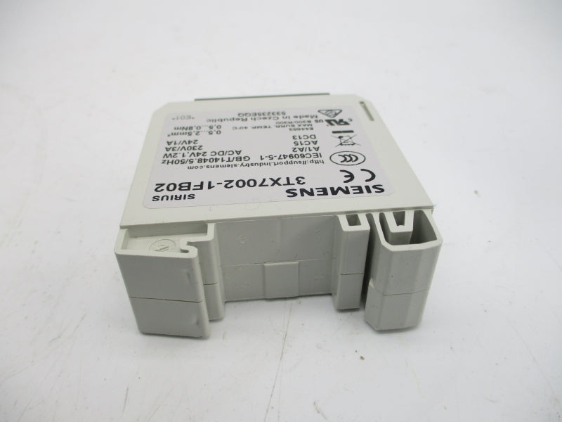 SIEMENS 3TX7002-1FB02 230VAC 3A NSNP