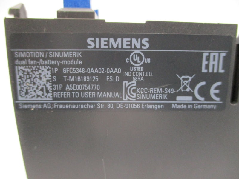 SIEMENS 6FC5348-0AA02-0AA0 NSNP