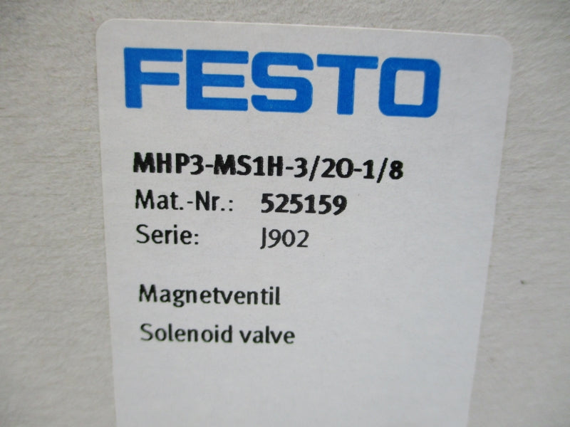 FESTO MHP3-MS1H-3/20-1/8 525159 NSFS