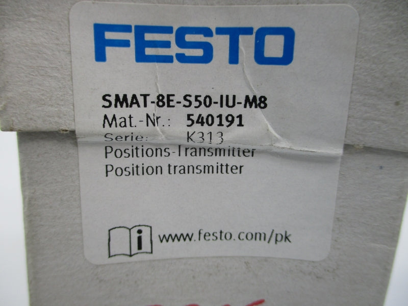 FESTO SMAT-8E-S50-IU-M8 540191 NSFS