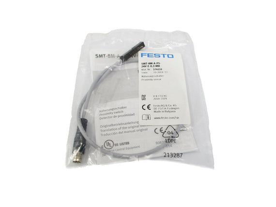 FESTO SMT-8M-A-PS-24V-E-0.3-M8 574333 NSMP