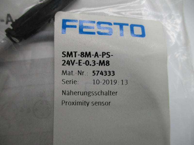 FESTO SMT-8M-A-PS-24V-E-0.3-M8 574333 NSMP