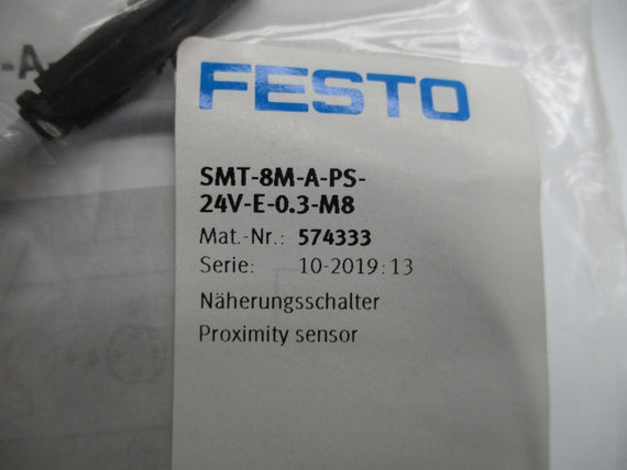 FESTO SMT-8M-A-PS-24V-E-0.3-M8 574333 NSMP