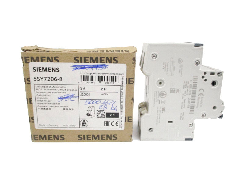 SIEMENS 5SY7206-8 400V 6A NSMP