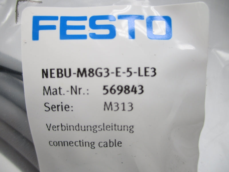 FESTO NEBU-M8G3-E-5-LE3 569843 NSMP