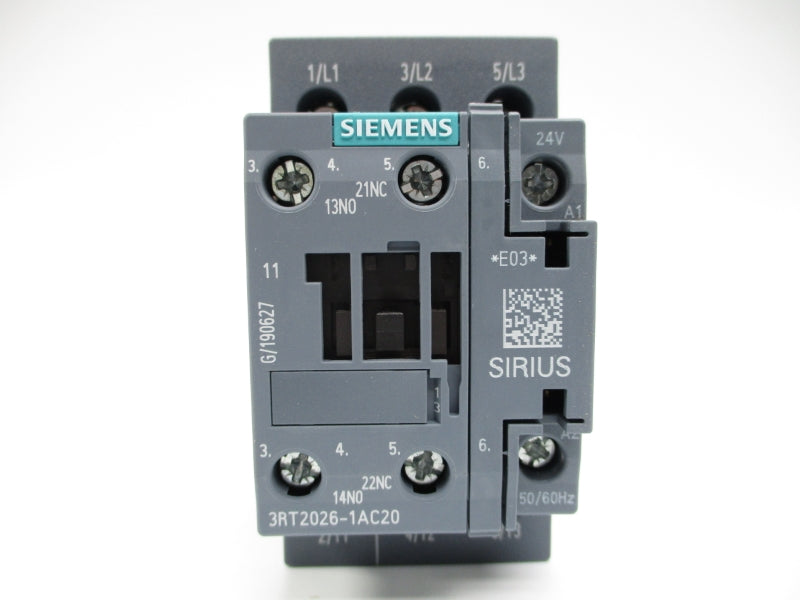 SIEMENS 3RT2026-1AC20 24V 25A NSMP