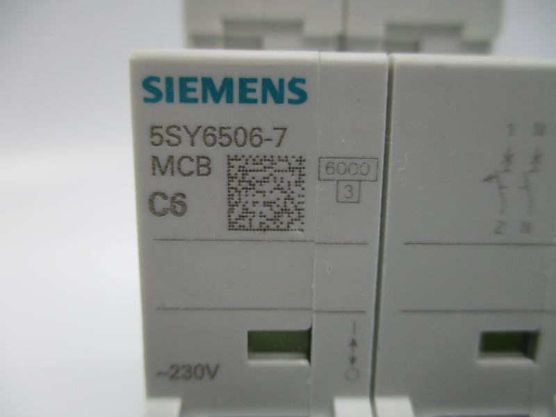 SIEMENS 5SY6506-7 230V 6A NSMP