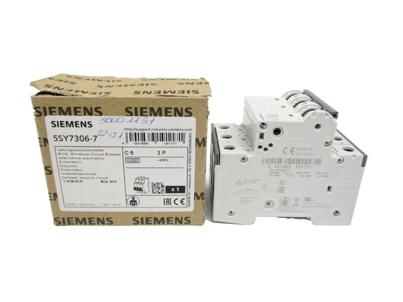 SIEMENS 5SY7306-7 400V 6A NSMP