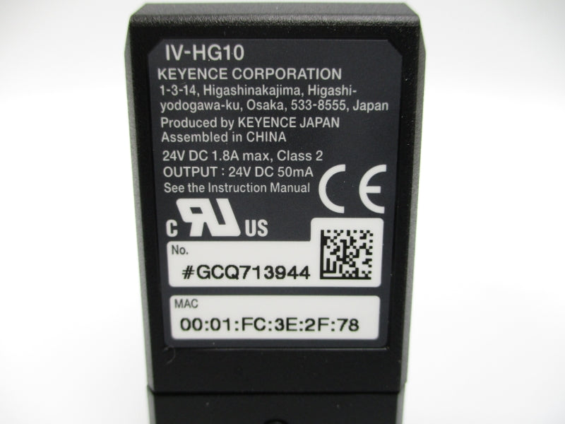 KEYENCE IV-HG10 24VDC 1.8A NSMP