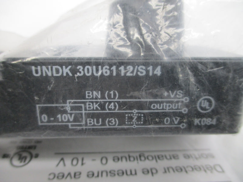 BAUMER UNDK30U6112/S14 0-10V NSMP