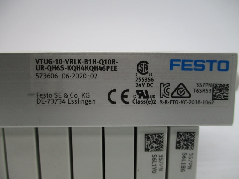 FESTO VTUG-10-VRLK-B1H-Q10R-UR-QH6S-KQH4KQH46PEE 573606 24VDC NSNP