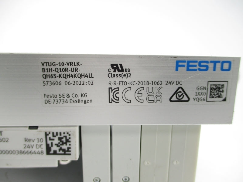 FESTO VTUG-10-VRLK-B1H-Q10R-UR-QH6S-KQH4KQH4LL 573606 24VDC NSNP